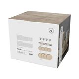 Prime Seramik Yemek Takımı 16 Parça Mat Beyaz/mat Kum - 1/100 Toz Ceviz