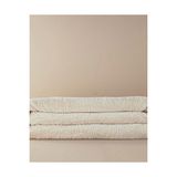 Prime Shabby Rose Emboss Çift Kişilik Battaniye Krem - 2328M - 1 x 32 x 27 cm