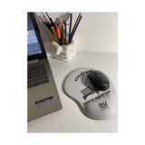 Prime Şimdi Çalış Sonra Ağlarsın Bilek Destekli Mouse Pad - Option-1 - 0002 - Beyaz