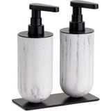 Prime Sıvı Sabunluk Mermer Desenli/siyah Renk 208X87X170 mm - 0,25 gr