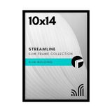Prime Siyah 10X14 Resim Çerçevesi - Kırılmaya Dayanıklı Camlı Ince Kenarlıklı Fotoğraf Çerçevesi - Yatay Veya Dikey Görüntü Formatı Için Asma Donanımlı Duvar Resim Çerçevesi - -- - Option-1