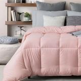 Prime Sleeks Özdilek Microsoft Çift Kişilik Yorgan, %100 Pamuk Kumaş 195X215 cm - 195 x 215 cm - Pembe