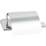 Prime Slımo Kapaklı Tuvalet Kağıtlığı Krom Renk 85X118X170 mm - 000-Siyah