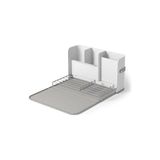 Prime Sling Bulaşıklık, Katlanabilir Bulaşık Kurutucu, Caddy, Beyaz/gri - Option-1