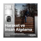 Prime Smart Akıllı Dış Mekan Güvenlik Kamerası 350° Hareket Tespiti/takibi Fhd Video IP65 Su Geçirmez Gece Görüşü Çift Yönlü Ses Bulut/yerel Depolama LED Aydınlatmalı 4g Güneş Enerjili Kamera X7262 - Ahşap