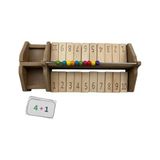 Prime Smartmath Abacus Game Set – 2 Kişilik Ahşap Matematik Oyunu | Abaküs ile Sayı Öğrenme & Toplama Kartları | Eğitici Stem Seti | Çocuklar Için Yılbaşı Hediyelik Zeka Oyunu - 1 TB - 1 GB