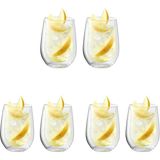 Prime Sorrento Çift Camlı 2'li Meyvesuyu Bardağı Seti - 355 ml 3lü Paket - 0,05 gr