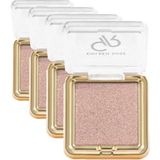 Prime Sparkle Glow Eyeshadow No: 54 Mercury - Kremsi Dokulu Işıltılı Göz Farı (4 Paketi) - Option-1