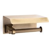 Prime Sparklıne Kapaklı Tuvalet Kağıtlığı Antik Renk 85X17X170 mm - 000-Siyah