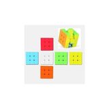 Prime Speed Cupe Rubik Küp Zeka Küpü 3x3 Canlı Renkler Hız Küpüfidget Oyuncak Seyahat Zeka Oyunu