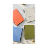 Prime Spiralli 80 Yaprak Çizgisiz A5 Defter, Not Defteri, Okul Defteri, 4 Farklı Renk Seçeneği (01 Light Grey) - -- - Option-1
