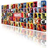 Prime Süper Kahramanlar Oyun Gaming Klavye Mouse Pad Masa Matı 70X30CM - Option-1 - 0002 - Beyaz