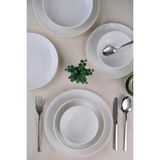 Prime Tabakevi Tabak Evi Porselen Beyaz Yemek Takımı 8 Parça 2 Kişilik - 1/100 Toz Ceviz