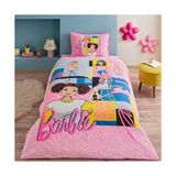 Prime Taç Bright Standart Pamuk Nevresim Takımı, Pembe, Tek Kişilik - 001-Renkli - 100 x 100 cm
