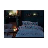 Prime Taç Charm Glowlu Standart Pamuk Nevresim Takımı, Kırmızı, Çift Kişilik - 001-Renkli - 100 x 100 cm