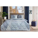 Prime Taç Ellıs Çift Kişilik Yorgan Set Mavi - 001-Renkli - 100 x 100 cm