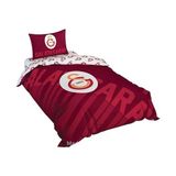 Prime Taç Lisanslı Nevresim Takımı Gs Kırmızı Logo Nevresim Takımı Çok Renkli Tek Kişilik - 001-Renkli - 100 x 100 cm