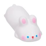 Prime Tavşan Şeklinde Yumuşak Squishy Mouse Pad - Option-1 - 0002 - Beyaz