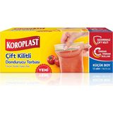 Prime Tekrar Kullanılabilir Küçük Çift Kilitli Dondurucu Poşeti 12'li 10X15 Cm, Sızdırmaz&dayanıklı, Şeffaf, Bpa Içermez Dondurucu Torbası, Et, Sebze, Balık, Çorba, Sos, Buzdolabı, Derin Dondurucu - Option-1