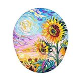 Prime Temalı Ay Çiçekleri Mouse Pad - Option-1 - 0002 - Beyaz