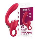 Prıme Toys Ellie Şarjlı 2 In 1 Klitoris G Nokta Uyarıcı Dil Yalama Hareketli Kavisli Vibratör