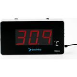 Prime TR923A Büyük LED Ekranlı Duvar Tipi Dijital Iç Mekan Termometresi - 001-Beyaz - Option-1