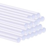 Prime Tutkal Çubukları, 20 Adet 11 mm x 180 mm Tutkal Tabancası Için Isıyla Eriyen Tutkal Çubukları - 100 x 100 cm - (ClearEyelets)Black-RadiantOrchid