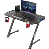 Prime Twisted Minds Z TM-Z-1060-RGB Karbon Fiber Rgb Gaming (Oyuncu) Masası - Abanoz - Option-1