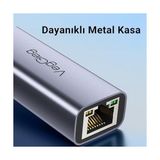 Prime Type-C 1000MBPS Gigabit Ethernet Adaptörü Pc, Mac, Konsol, Tv Box Uyumlu - 0 - Siyah - Option-1