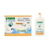 Prime U Green Clean Green Clean Bulaşık Makinesi Tableti ve Parlatıcı Seti - Option-1