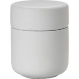 Prime Ume Kozmetik Kutusu, Kapaklı Seramik Saklama Kutusu, Çap 8,3 Cm, Yükseklik 10,3 Cm, Yumuşak Gri - - - 0 - 1 Ay