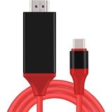 Prime USB C - HDMI Kablosu 1,8 M 4k, Usb-C HDMI Adaptörü MacBook Pro, iPad Air, Chromebook, Surface Book, Galaxy S20 S22 ve Daha Fazlası Için HDMI Usbc Konnektörü - Option-1 - Ahşap