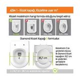 Prime Visam Mimoza Çoçuk Adaptörlü Yavaş Kapanır Termoplast Klozet Kapağı