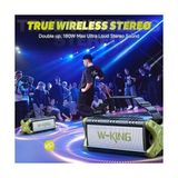 Prime W-Kıng Bluetooth Hoparlör, 90W Maksimum Dış Mekan Hoparlörü, 50W Derin Baslı Kablosuz Taşınabilir Hoparlörler, Büyük Boombox Sesi, Ipx6 Su Geçirmez, 40H, Eq, Çift Eşleştirme, Subwoofer * 2, Tf