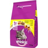 Prime Whiskas Tavuklu ve Sebzeli Yetişkin Kuru Kedi Maması 1,4 kg - 0,01 gr