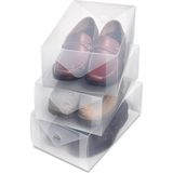 Prime Whitmor Clear Vue Erkek Ayakkabı Kutusu (3'lü Set) - 0 - Kahverengi