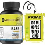 Prime Wilmar Chemnovatic Nbase 3 Mg Gliserin Propilen Glikol Base Nbase Vg Pg 80-20 100 ml 250 ml 500 ml 1000 ml