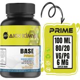 Prime Wilmar Chemnovatic Nbase 6 Mg Gliserin Propilen Glikol Base Nbase Vg Pg 80-20 100 ml 250 ml 500 ml 1000 ml
