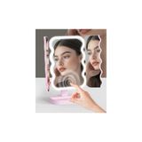Prime XR-750 LED Işıklı Katlanabilir Makyaj Aynası - 2x 3x Büyütme Modu - Dokunmatik Ekran - Pilli - Option-1