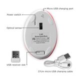 Prime Y08 Dikey Kablosuz 2.4g Sessiz Şarjlı 6 Tuşlu Vertical Mouse 1600DPI 400MAH Pembe