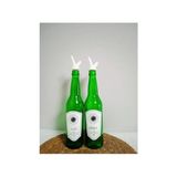 Prime Yağdanlık 2 Adet Cam Şişe Yağlık Sirkelik 750 ml Yeşil Cam - Option-1