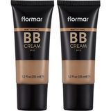 Prime Yağlı & Karma Ciltlere Özel Parlama Önlemeye Yardımcı SPF25 Mat Bitişli Bb Krem (2 Paketi) - Option-1