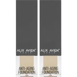 Prime Yaşlanma Karşıtı Fondöten - Anti Aging Foundation 504 Natural Spf 15-35 ml (2 Paketi) - Option-1