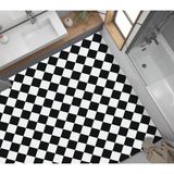 Prime Yer Kaplama Zemin Kaplama Folyosu 65X130 cm Siyah Kareler - Option-1