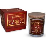 Prime – Yılbaşı Hediyesi, Kar Tanesi, Ahşap ve Baharatlı Sandal Kokulu, Doğal Bio Balmum, 135 G Kokulu Mum, 40 Saat Yanma Süresi, Lüks Kutulu, Kadın ve Erkek Için Şık Yılbaşı Hediyesi - Option-1