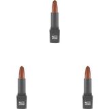 Prime Yoğun Renk Veren Uzun Süre Kalıcı Nemlendirici Kadifemsi Mat Ruj - Lipstick 403 Caramel Nude (3 Paketi) - Option-1