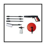 Prime Yüksek Basınçlı Yıkama Makinesi Te-Hp 140 (1.900 W, Maks. 140 Bar, Modüler Hızlı Bağlantı Sistemi, Yüksek Basınç Hortumu, Tabanca, Lans, Çeşitli Nozullar, Fırça, Sprey Kabı Dahil) - 4140760 - Option-1 - (ClearEyelets)Black-RadiantOrchid