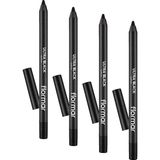Prime Yüksek Pigmentli & Mat Bitişli 001 Jel Eyeliner (4 Paketi)