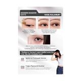 Prime Yumuşak Dokulu, Dökülme Yapmayan Mat Tekli Göz Farı Modern Shadow (106 Forever Peach) - Option-1