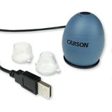 Prime Zorb USB Dijital Bilgisayar Mikroskopu, 81 x Etkili Büyütmeli (32 Inç Monitöre Göre), Sörf Mavisi (MM-500) - Acı Kahverengi